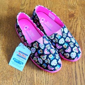Sketchers Lil Bob's Slip-Ons, size 3